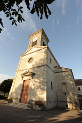 Vue de l'entrée de l'église