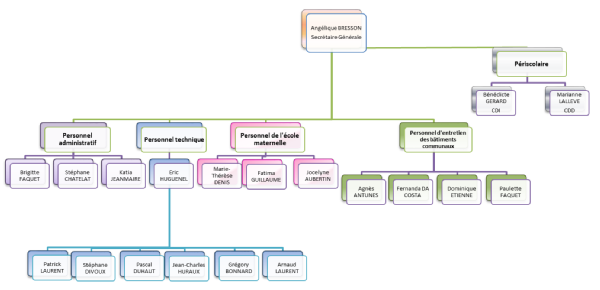 Organigramme des services