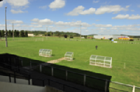 Vue du terrain de foot